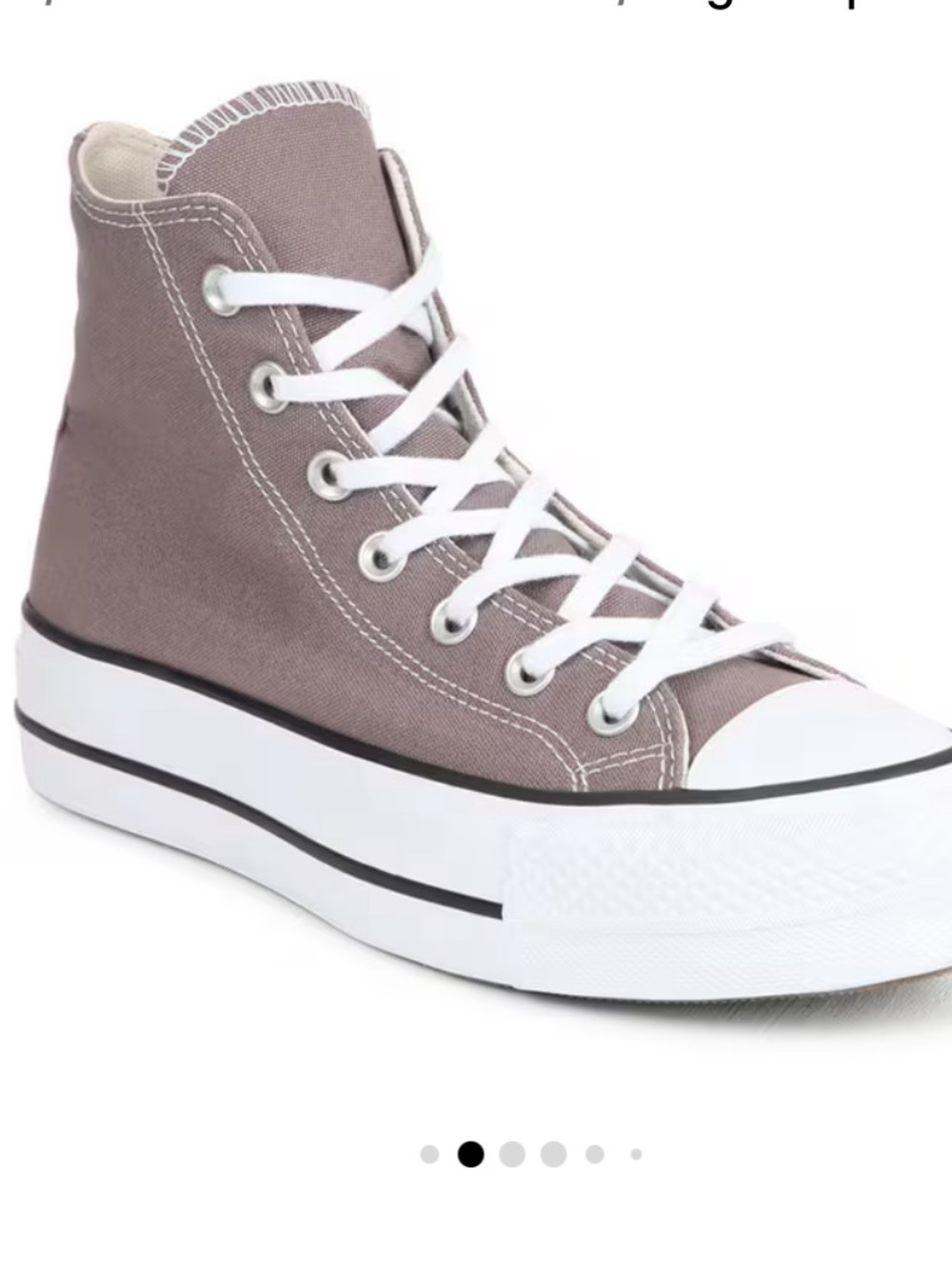 Converse Chuck Taylor All Star Lift Platform Hi Top Sneakers Wonder Stone - Picture 11 of 11